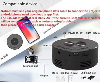 Portable Mini Projector Home Theater