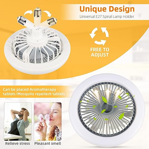 Pousbo® 2-in-1 Aromatherapy LED Fan Lamp