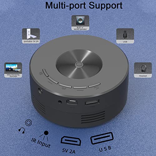 Portable Mini Projector Home Theater